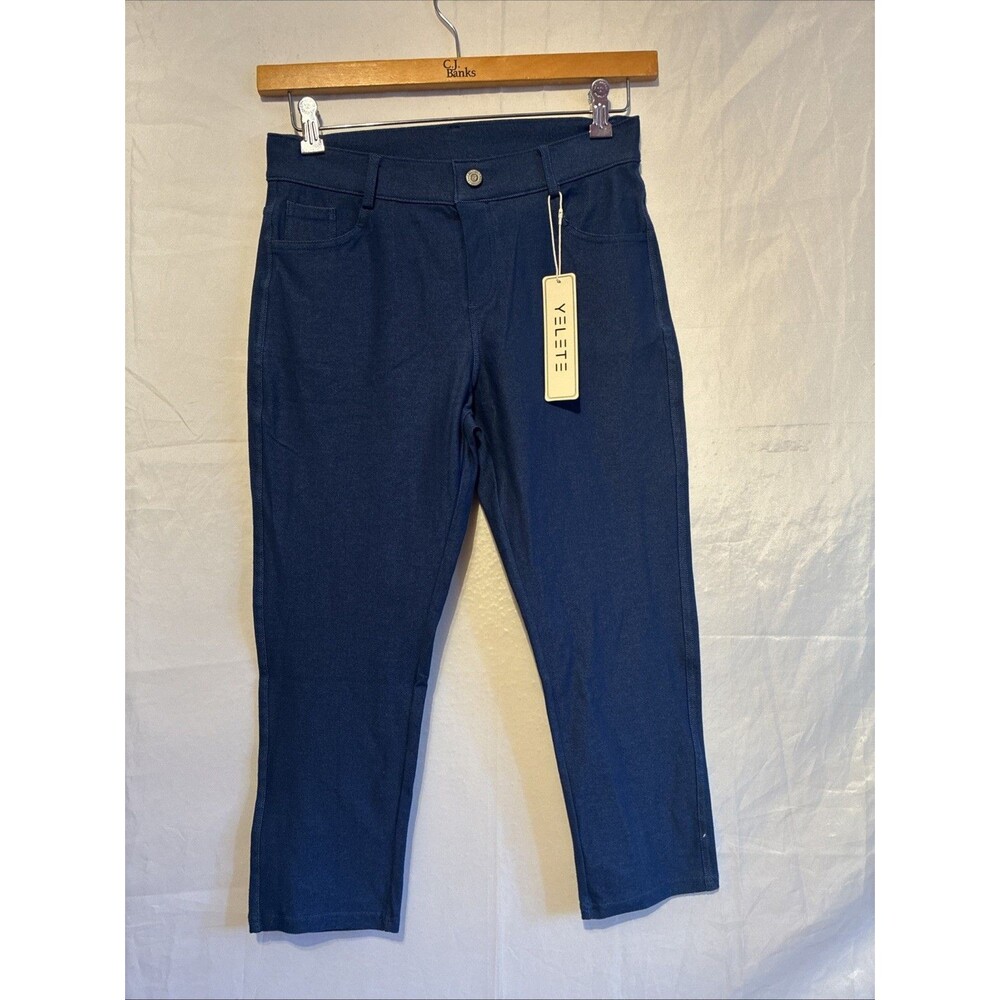 yelete jeggings Capri Large NWT